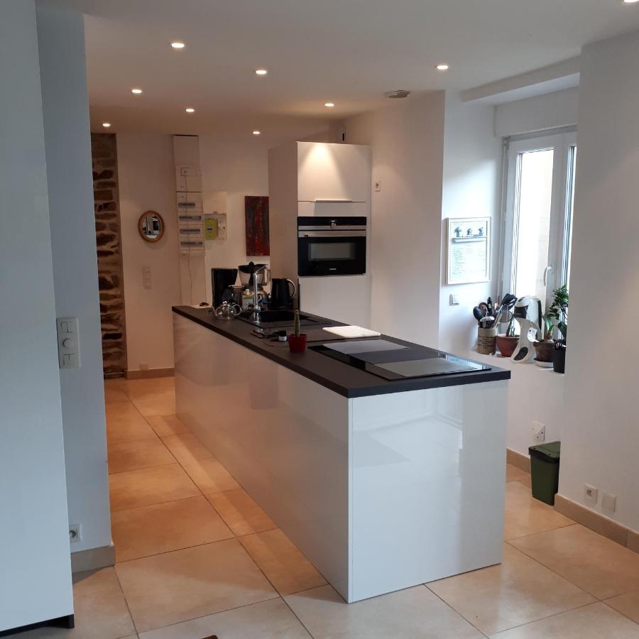 Maison Tres Calme Plein Centre Ville Jardin Moëlan-sur-Mer Exteriér fotografie